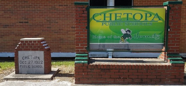 Chetopa Sign Chetopa Sign